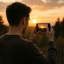 📱 آموزش گرفتن عکس حرفه‌ای با دوربین موبایل